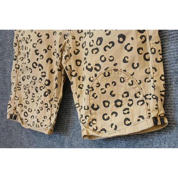 AKOO BRAND Shorts Leopard Cheetah Animal Print Size 34 Men's 100% Cotton Khaki - Picture 3 of 9